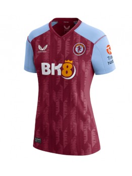 Aston Villa Heimtrikot für Frauen 2023-24 Kurzarm